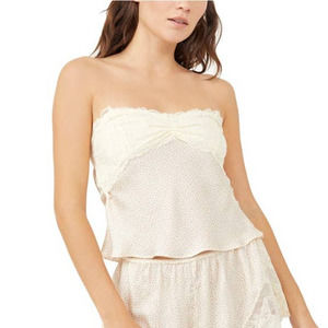 NWOT✅ Free People Cream Lace Trim Camisole